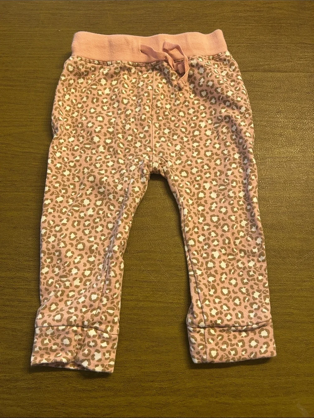 Baby Boden Kids Pink Leopard Print Set size 18-24 months